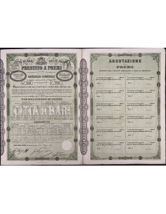 1869 - CITTA`DI BARI E DELLE PUGLIE PRESTITO A PREMI 1... 2
