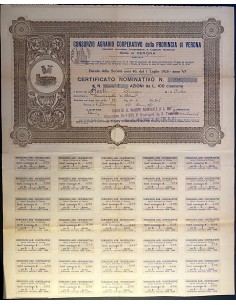 1929 - CONSORZIO AGRARIO COOPERATIVO DELLA PROVINCIA DI...