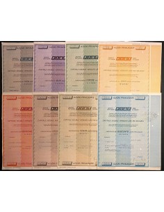 1972 - LOTTO 8 AZIONI FIAT (FABBRICA ITALIANA AUTOMOBILI...