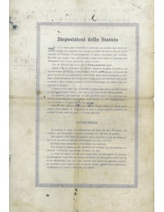 1890 - BANCA POPOLARE DI MILANO N. 1 AZIONE DA LIRE 50 -... 2