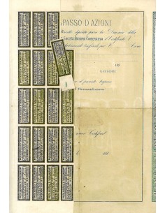 1898 - BANCA AGRICOLA DI CASALMAGGIORE - UNA AZIONE 2