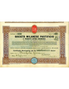 1932 - SOCIETA' MILANESE PASTIFICIO E PRODOTTIAFFINI...