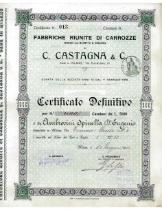 1911 - FABBRICHE RIUNITE DI CARROZZE FERRARI (già...