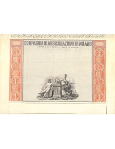 COMPAGNIA ASSICURAZIONI DI MILANO - SPECIMEN 1825