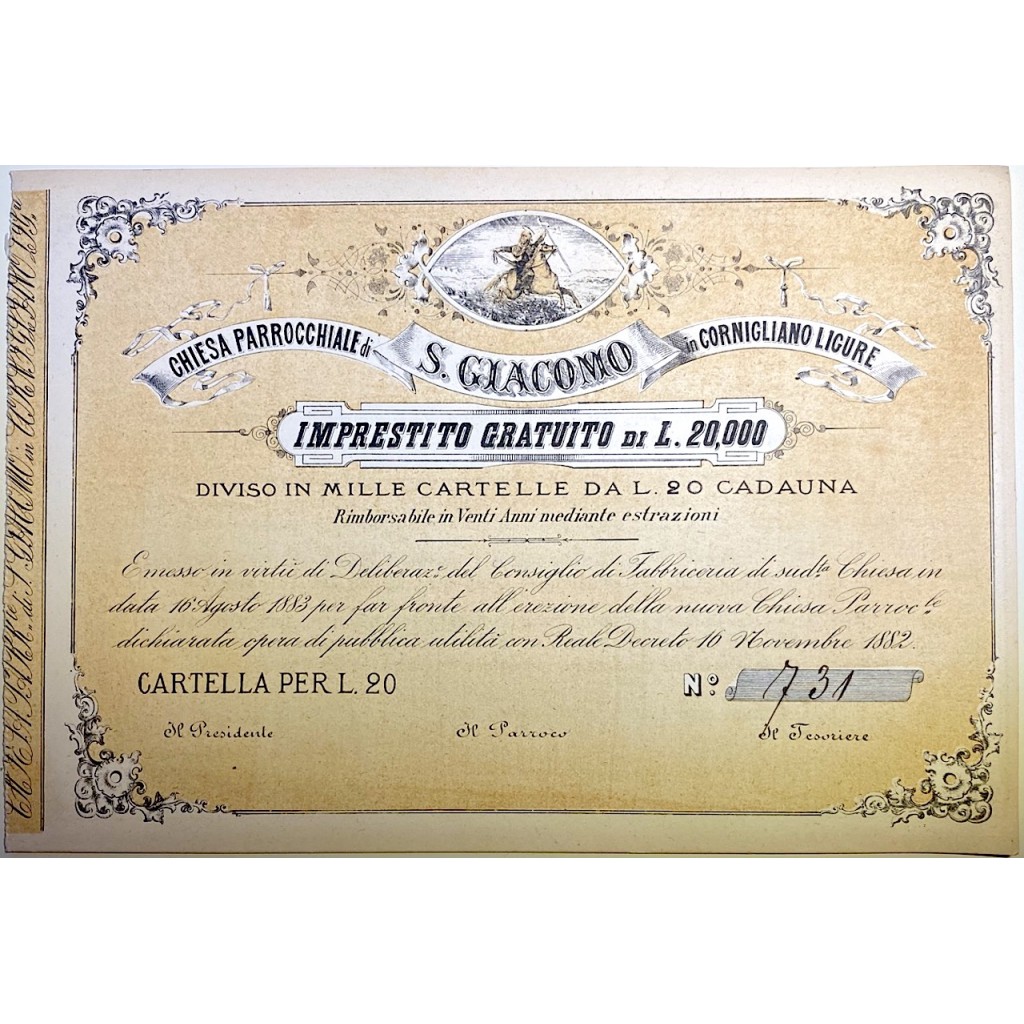 1882 - CHIESA PARROCCHIALE S. GIACOMO IN...