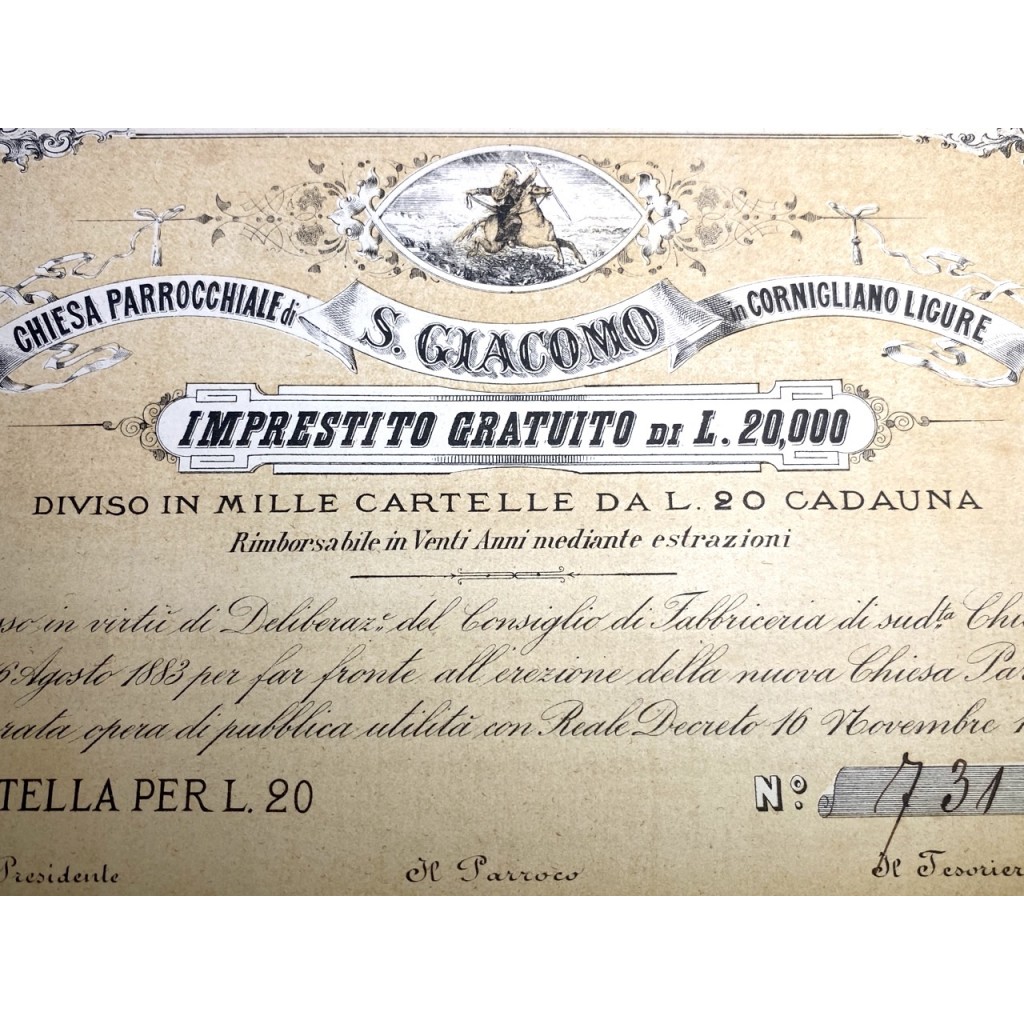 1882 - CHIESA PARROCCHIALE S. GIACOMO IN...