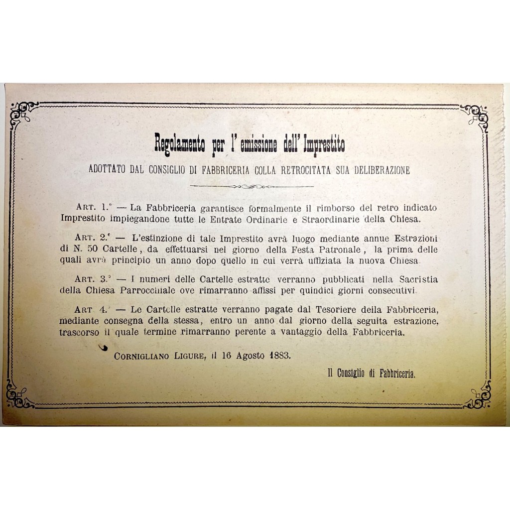 1882 - CHIESA PARROCCHIALE S. GIACOMO IN...