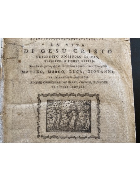 n. 2 Libri rilegati 1) La vita di Gesù Cristo 2) Solennità e feste di Gesù Cristo del '700