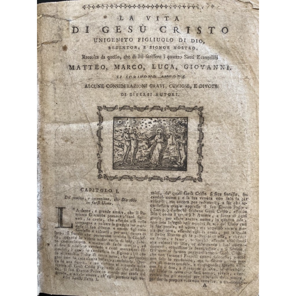 n. 2 Libri rilegati 1) La vita di Gesù Cristo...