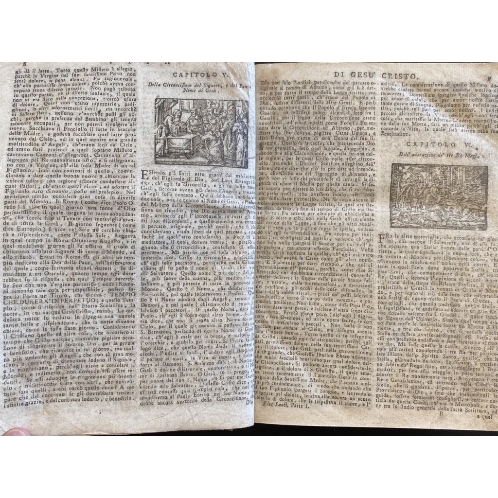 n. 2 Libri rilegati 1) La vita di Gesù Cristo...