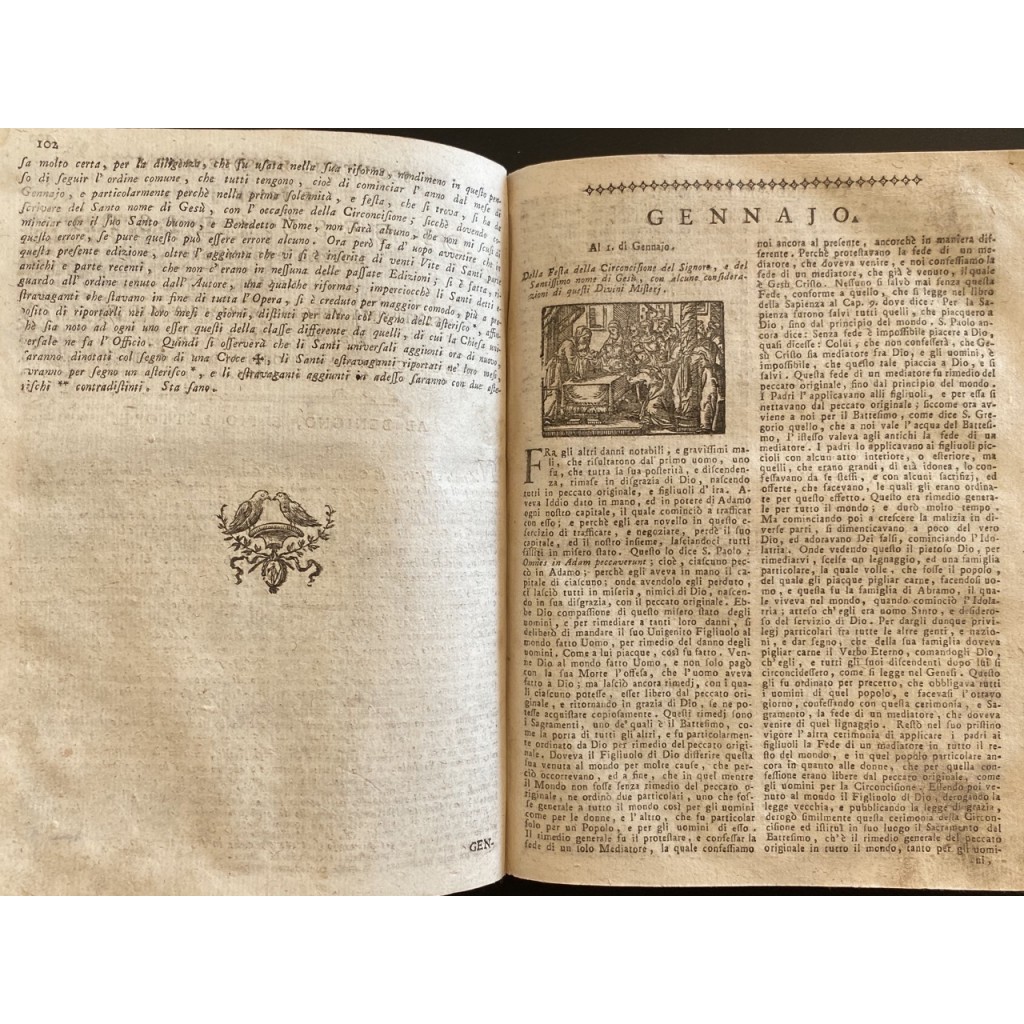 n. 2 Libri rilegati 1) La vita di Gesù Cristo...