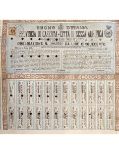 1878 - PROVINCIA DI CASERTA - CITTA' DI SESSA AURUNCA 1...