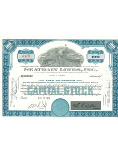 1961 - SEATRAIN LINES, INC. 100 AZIONI