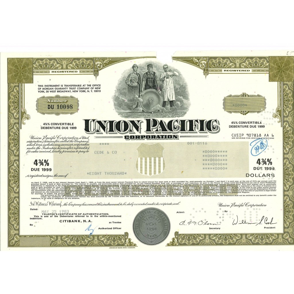 1983 - UNION PACIFIC CORPORATION