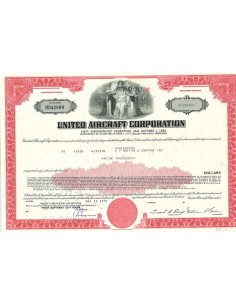 1972 - UNITED AIRCRAFT CORPORATION - 500 AZIONI