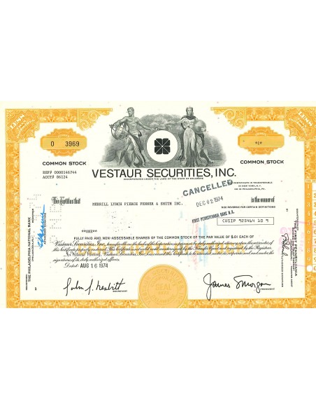 1974 - VESTAUR SECURITIES, INC.