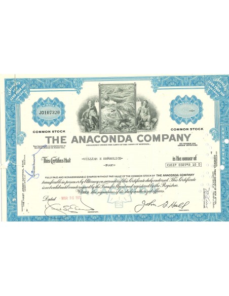 1971 - THE ANACONDA COMPANY