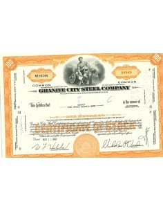 1967 - GRANITE CITY STEEL COMPANY - 100 AZIONI