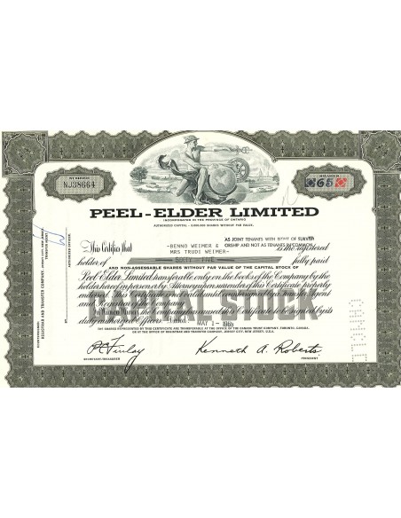 1969 - PEEL-ELDER LIMITED