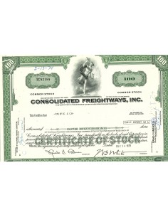 1973 - CONSOLIDATED FREIGHTWAYS, INC. - 100 AZIONI