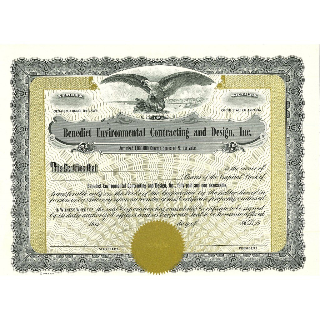 BENEDICT ENVIRONMENTAL CONTRACTING AND DESIGN,...