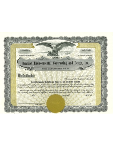 BENEDICT ENVIRONMENTAL CONTRACTING AND DESIGN, INC.