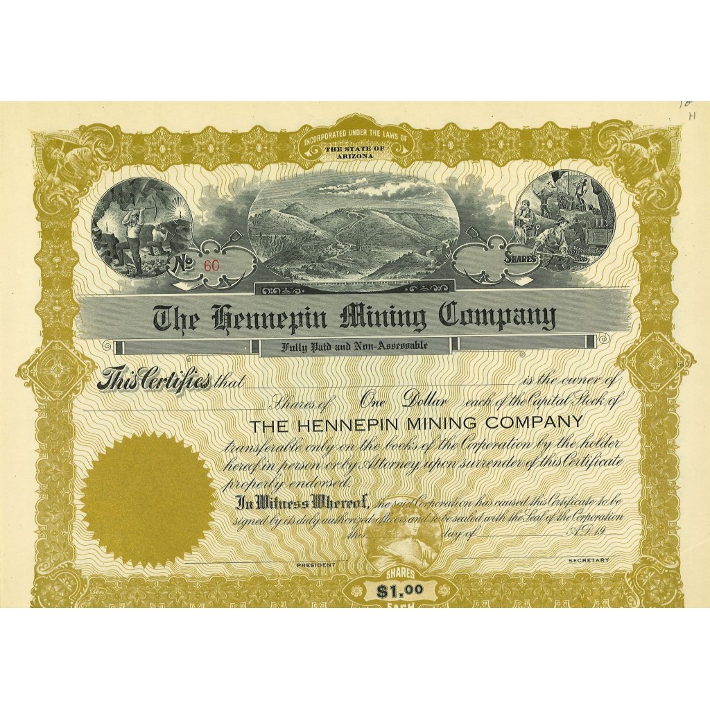 THE HENNEPIN MINING COMPANY