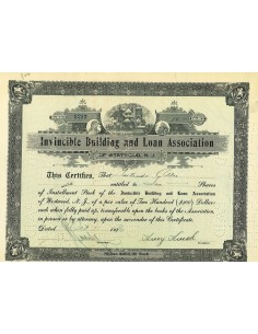 1930 - INVINCIBLE BUILDING AND LOAN ASSOCIATION