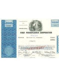 1970 - FIRST PENNSYLVANIA CORPORATION