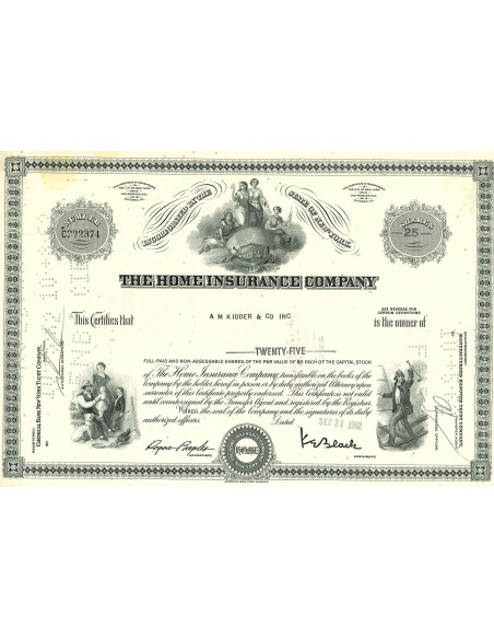 1962 - THE HOME INSURANCE COMPANY