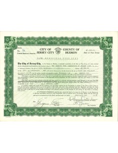 1938 - CITY OF JERSEY CITY - COUNTY OF HUDSON