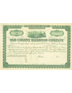 1880 - OLD COLONY RAILROAD COMPANY (VERDE)