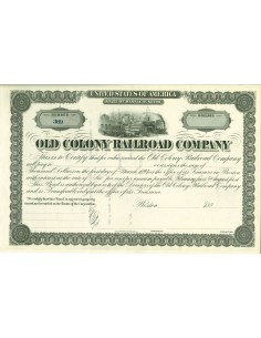 1880 - OLD COLONY RAILROAD COMPANY (GRIGIO)