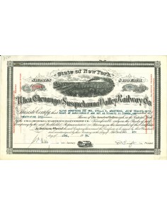 1939 - UTICA CHENANGO & SUSQUEHANNA VALLEY RAILWAY CO.