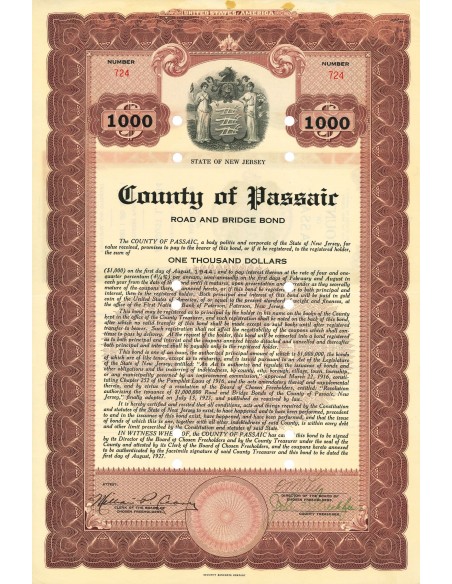 1927 - COUNTY OF PASSAIC (VIOLA)