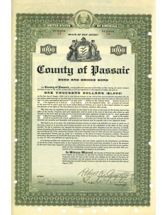 1927 - COUNTY OF PASSAIC (GRIGIO)