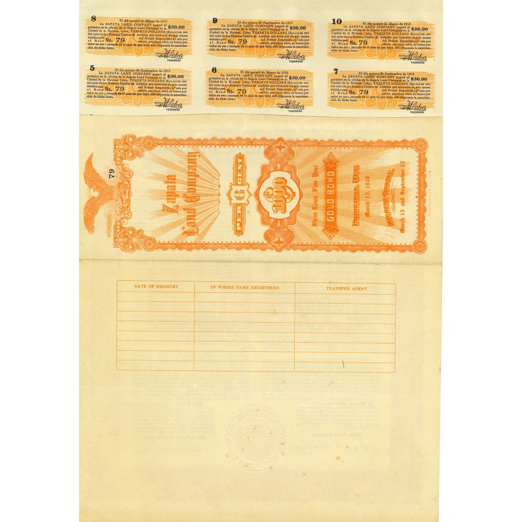 1913 - ZAPATA LAND COMPANY