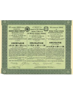 1903 - CHEMIN DE FER DE MOSCOU-WINDAU-RYBINSK COMP. DU