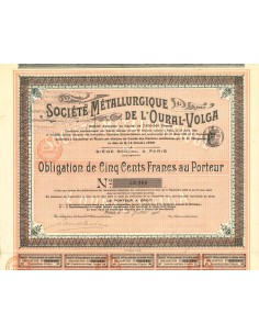 1906 - METALLURGIQUE DE L'OURAL-VOLGA SOC.
