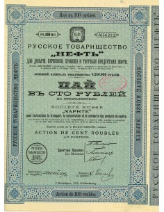1912 - NAPHTE - SOC. RUSSE POUR L'EXTRACTION,LE...