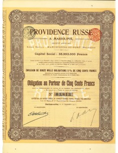 1911 - PROVIDENCE RUSSE A MARIOUPOL