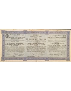 1903 - EMPRUNT 4% 1903 DE LA COMPAGNIE DU CHEMIN DE FER...