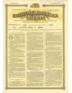 1935 - RAS RIUNIONE ADRIATICA DI SICURTA' - INCENDIO -...