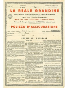 1942 - LA REALE GRANDINE - GRANDINE - MODENA