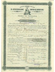 1901 - ANONIMA ITALIANA DI ASSICURAZIONE CONTRO GLI...