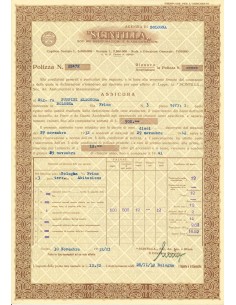 1932 - SCINTILLA S. A. ASSICURAZIONI E RIASSICURAZIONI -...