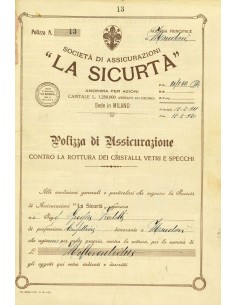 1911 - LA SICURTA' - CRISTALLI - MONDOVI'