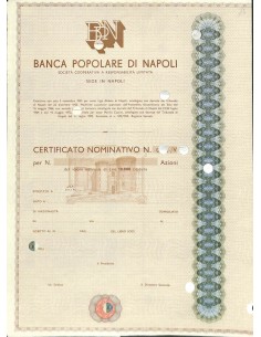 BANCA DI NAPOLI - AZIONI - 1955