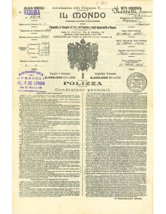 1905 - IL MONDO - INCENDIO - VERONA