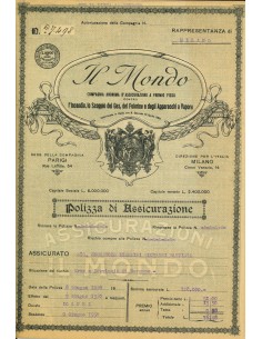 1920 - IL MONDO - INCENDIO - MILANO